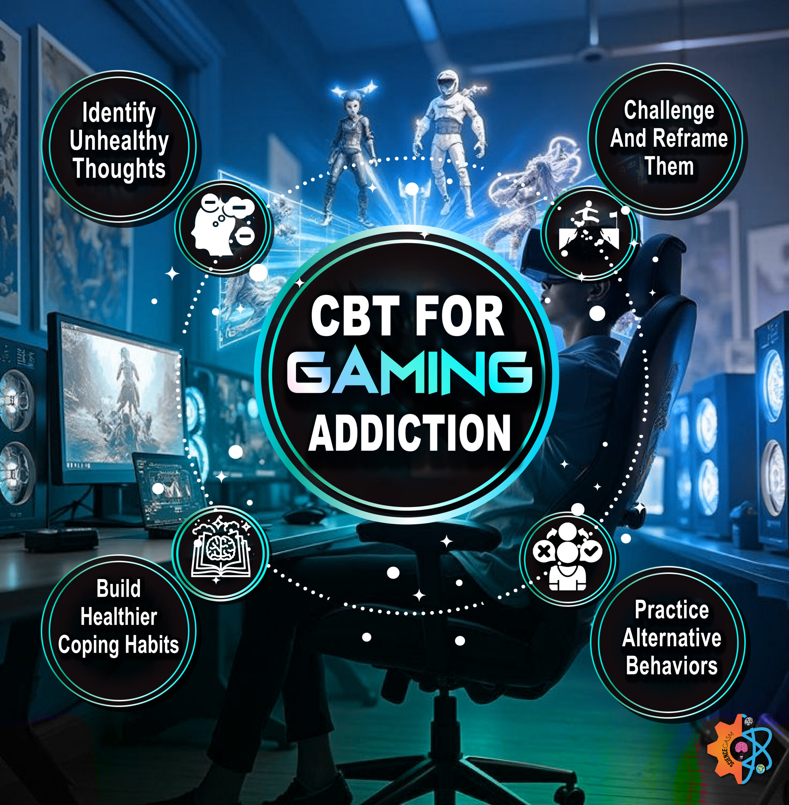 CBT techniques used to treat gaming addiction